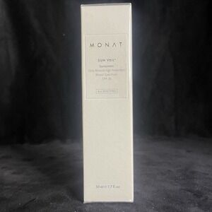 Monat Sun Veil Sunscreen • 50ml 1.7 fl oz SPF 30 • All Skin Types • New In Box